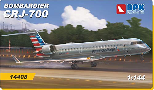 Big Planes Kits BPK 14408 - Bombardier CRJ-700 American Eagle Company 1/144 Scale Model kit