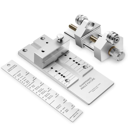 Chisel Sharpening Jig with Adjustable Angle Gauge