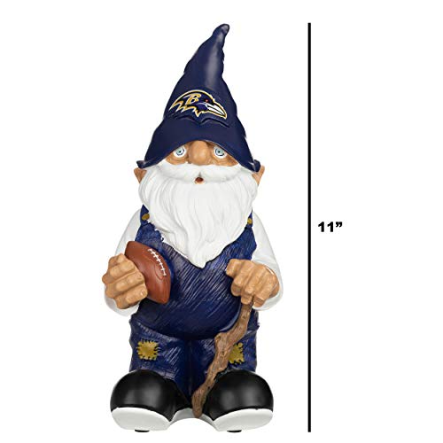 Image of NFL Resin 11.5 inch Team Logo Outdoor Garden Statue Gnome