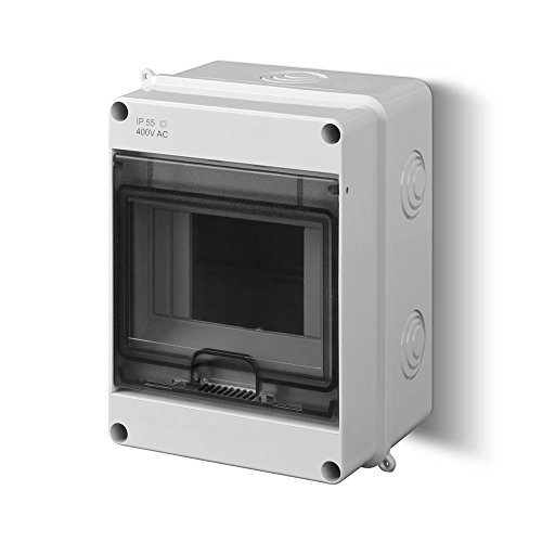 Preisvergleich Produktbild Sicherungskasten Verteilerkasten Aufputzverteiler 5 Module Aufputz IP40