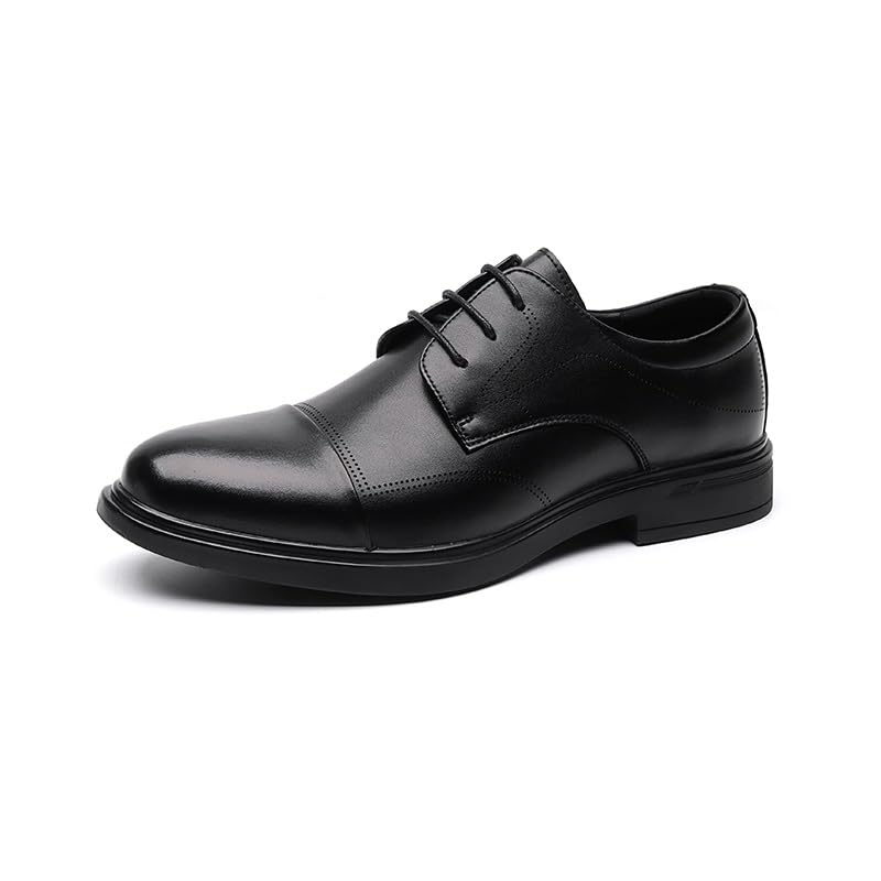 Chaussures Derby antidérapantes en cuir pour hommes pour éviter les glissades en soirée