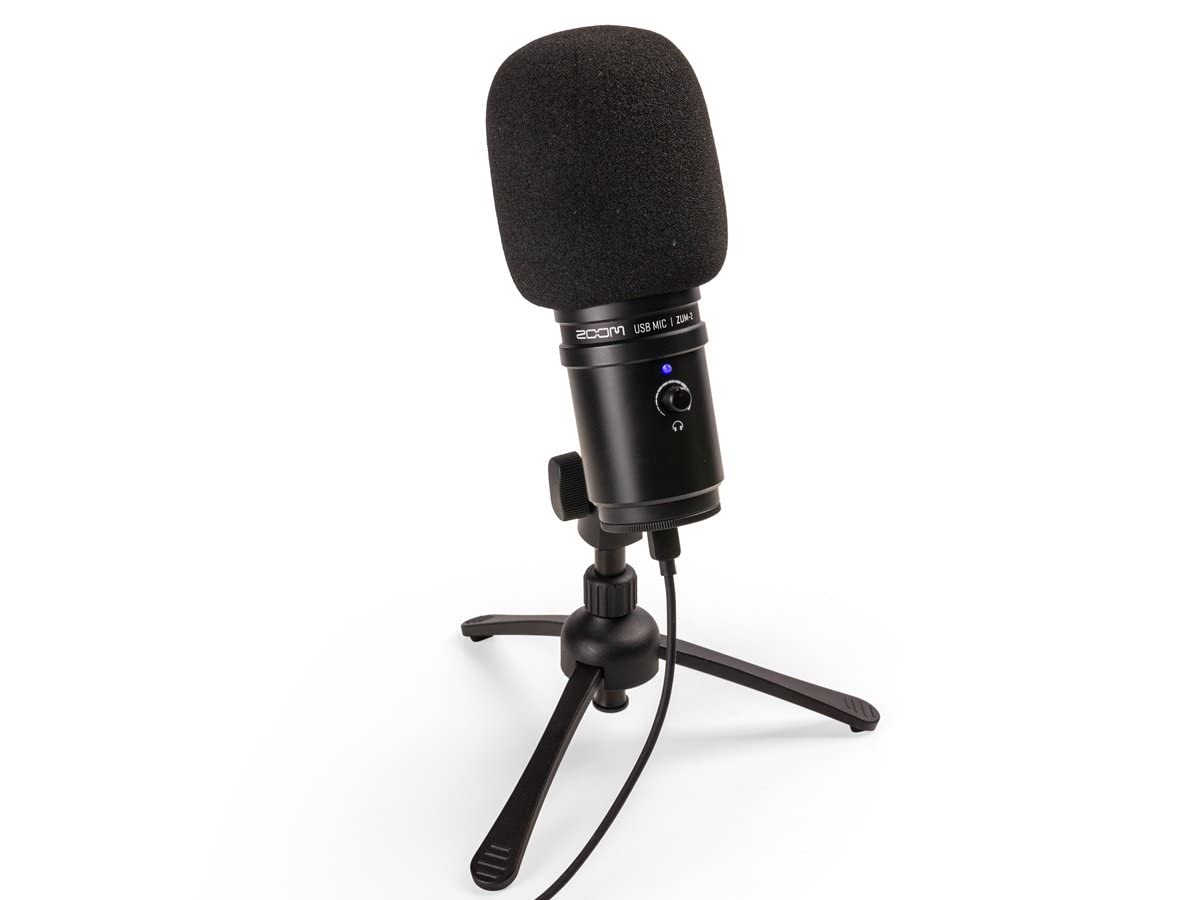 Zoom ZUM-2 PMP USB Podcast Mic Pack für Podcaster, Streamer & Youtuber – Komplettlösung mit Mikrofon & Kopfhörer