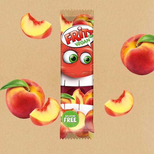 FRITT Vegan Früchte-Mix Minis 135g, 100% Vegan, Mini Kaubonbon-Streifen in 3 verschiedenen Geschmacksrichtungen