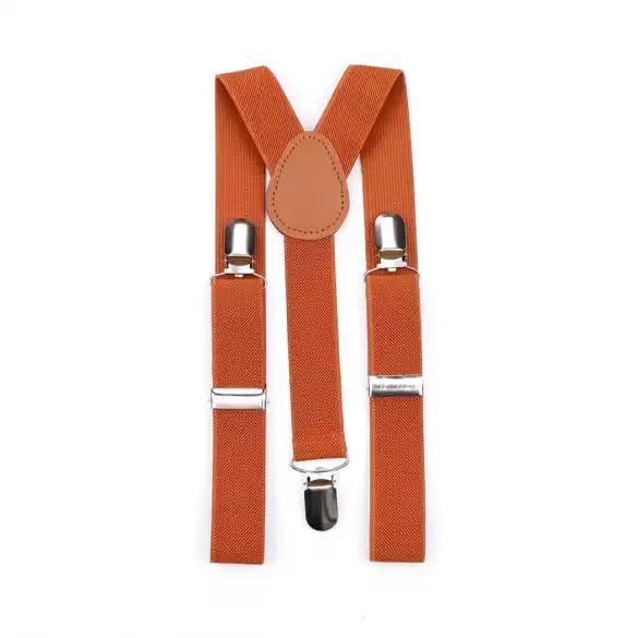 DB Dickie Bow Kids Boys Vintage Style Braces Burnt Orange
