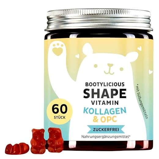 Kollagen & OPC Hochdosiert Gummibärchen - Shape Gummies - Straffe Haut - Bears with Benefits Bootylicious