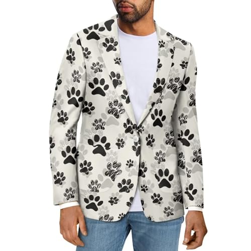 Flashideas Blazer Jacket Men One Button Formal Dress Jacket Casual Blazer Suit Jackets Fashion