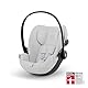 CYBEX Gold Babyschale Cloud G i-Size Comfort, Inkl. Neugeboreneneinlage, Ab Geburt bis ca. 24 Monate, Für Kinder ab 40 cm bis 87 cm, Max. 13 kg, Fog Grey