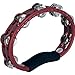 Tambourine for Adults, Traditional Handheld Musical Instrument — NOT MADE IN CHINA — Plated Steel Jingles, Synthetic Frame