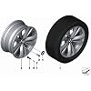 [Regular imported goods] BMW wheel center cap chrome edge genuine parts one minute (set of 4) 36136783536