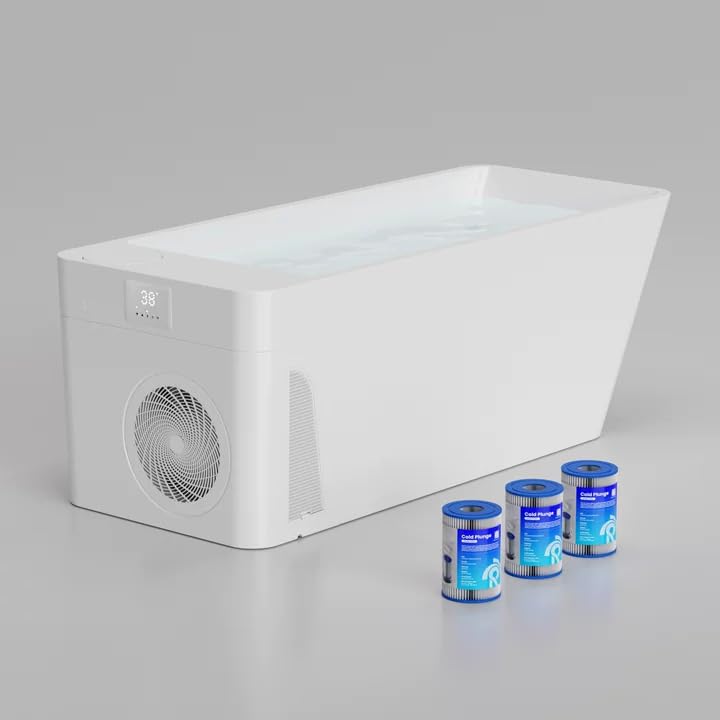 Image of Deeptime Smart Ice Bath Tub with Chiller, App Control, 38F Cold Plunge