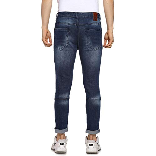 Image of Campus Sutra Men's Slim Fit Mid Rise Jeans