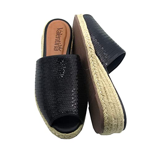 Tamanco Espadrille Valentina 509030 Anabela