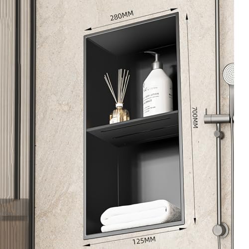 Étagère de douche en acier inoxydable de qualité supérieure encastrée - 3
