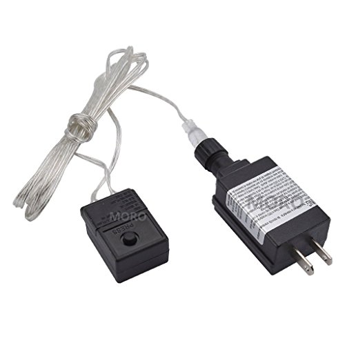 Zoic 300 Leds Wedding Party Fairy String Christmas Decorative Light Lamp 50 Meters (164 Feet ) 8 Modes 29V Memory Function (Warm White) #TOP1