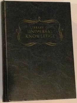 Hardcover Library of universal knowledge; the practical self educator including the consolidated webster Book