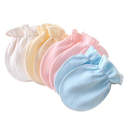 Newborn Baby Mittens No Scratch Cotton Gloves Warm Mittens Baby Glove for Boys Girls3