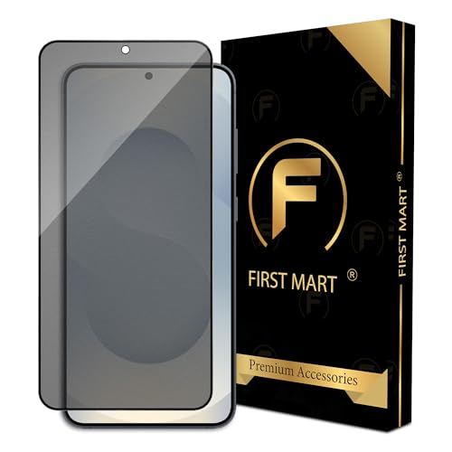 Image of FIRST MART Matte Privacy Tempered Glass for Samsung Galaxy S25 and Samsung S24 | Anti-Spy, Anti-Glare 9H Screen Protector, Edge-to-Edge, Case-Friendly, Anti-Fingerprint | Pack of 1