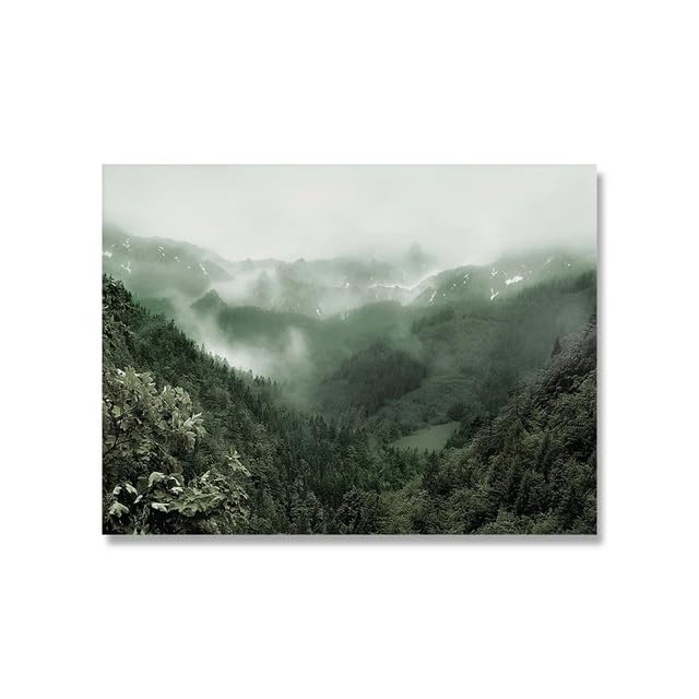 Poster plantes vert AmNooL toile salon grand format 2x - 3