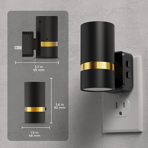 Image of L LOHAS LED Night Lights Plug into Wall, Dusk to Dawn Night Light