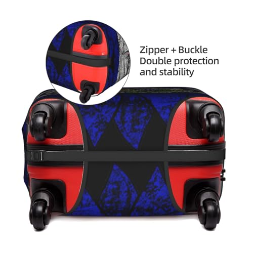 Travel Luggage Cover Vintage Sunflower El Salvador Flag Fashion Washable Baggage Suitcase Protector Fit For Luggage Medium3