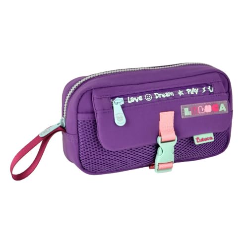 Estojo escolar Juvenil Da Youtuber Luluca LILÁS