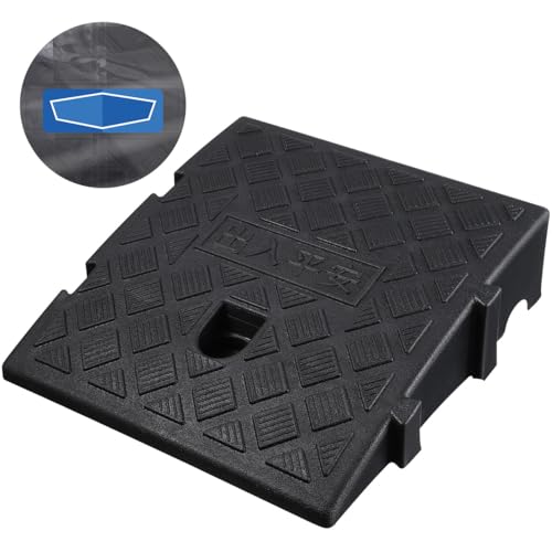 Rampa plástica antideslizante portátil para silla de ruedas miniatura 3
