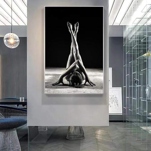 Peinture de fille sexy KEBIA pour habiller un grand mur vide de salon
