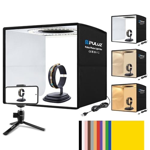 【25CM】 PULUZ Kleiner Hintergrund Shooting Box 9.8inch faltende tragbare professionelle Foto Studio Box Beleuchtung Studio Shooting Zelt Box mit...