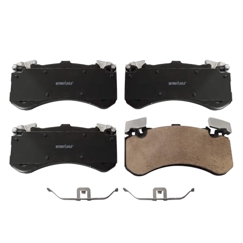 Image of Detroit Axle - Front Brake Pads for Audi A8 Quattro S6 S7 S8, Ceramic Brake Pads Replacement