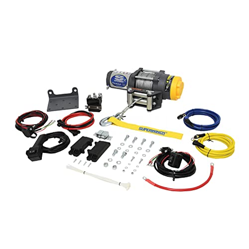 Superwinch 1135220 Terra 35 3500Lbs/1591Kg Single Line Pull With Roller Fairlead, Handlebar Mnt Toggle, Handheld Remote #TOP4