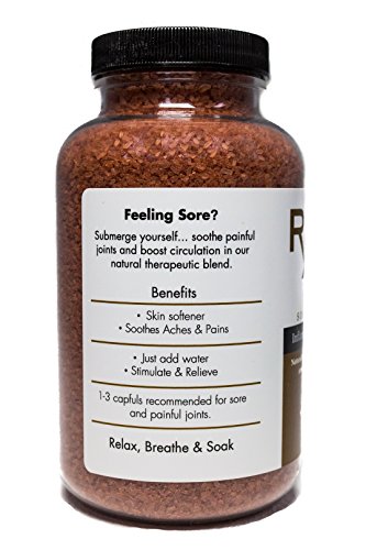 Epsom Salts- 19 Ounce - Bath Salt Joint Health Infused with Vitamins and Minerals to Relax Aches, Pains, and Inflammation- Hot tub, spa and Shower Safe - Thumbnail 2