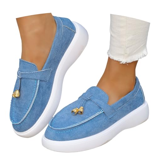 Chaussures décontractées femme en daim parfaites pour assortir avec un jean au quotidien