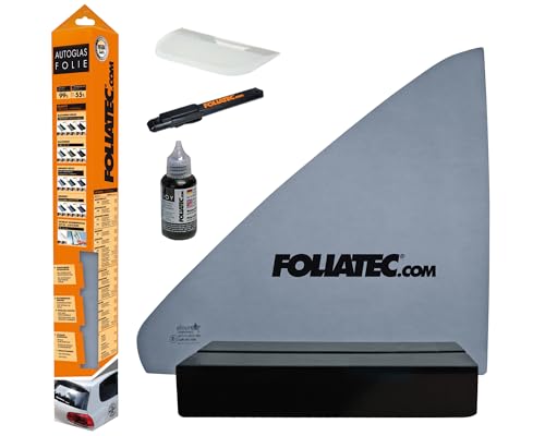 Image of FOLIATEC Window Tint Film for Car Windows, Midnight Light, 51 x 400 cm + 76 x 152 cm, with ABG, 65% Blackout