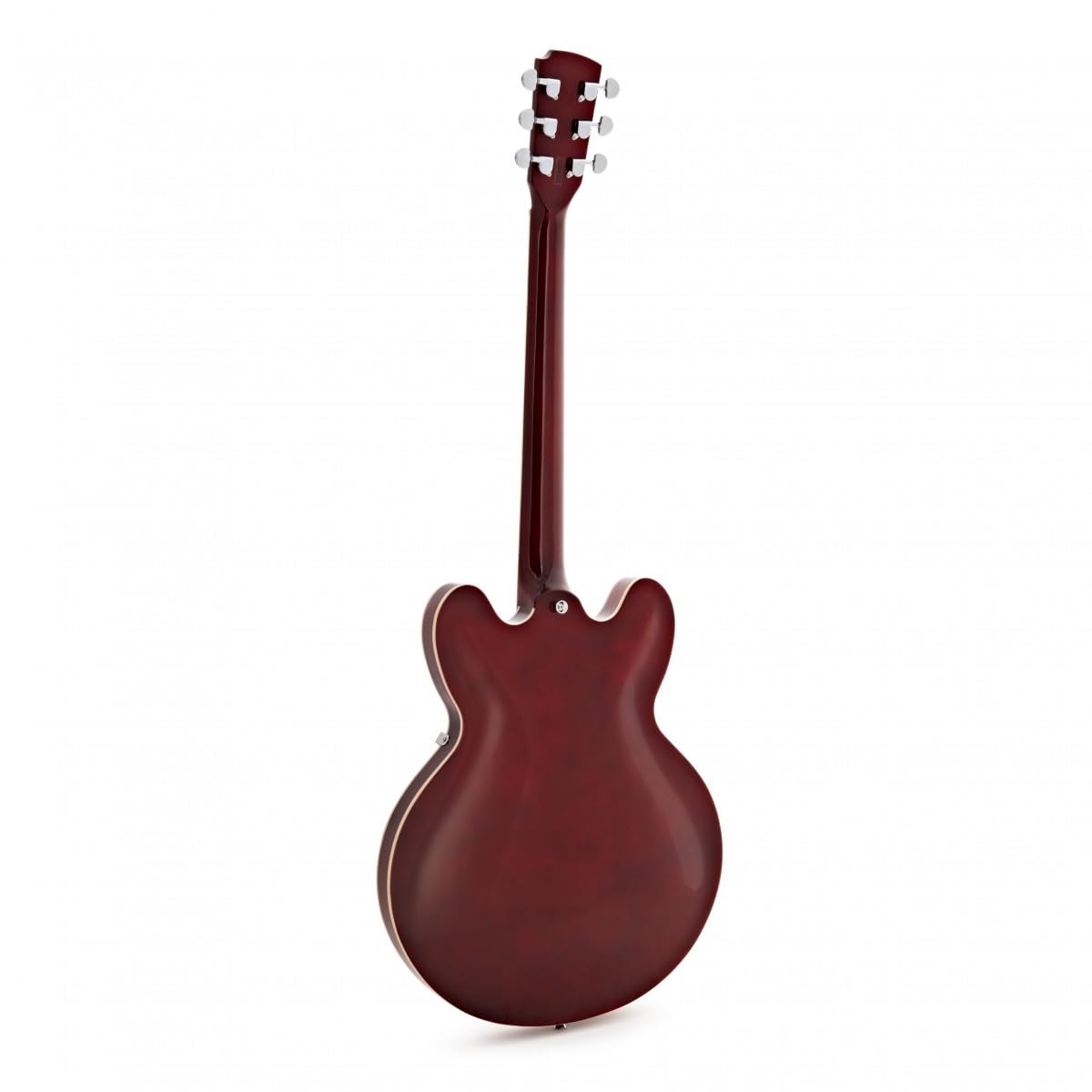 Hartwood Revival Vibrato Halbakustik-Gitarre, Cherry Red