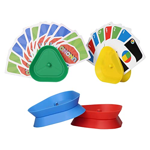 MIAODAM Kartenhalter für Spielkarten, 4 Halterungen, Kartenhalter, Kartenhalter für Pokerspiel, Kartenhalter für Kinder, für Erwachsene, Kinder, ältere Menschen