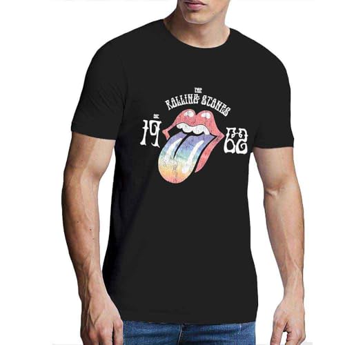 Rolling Stones The T Shirt Sixty Rainbow Tongue 1962 Nouveau Officiel Unisex Size XXL