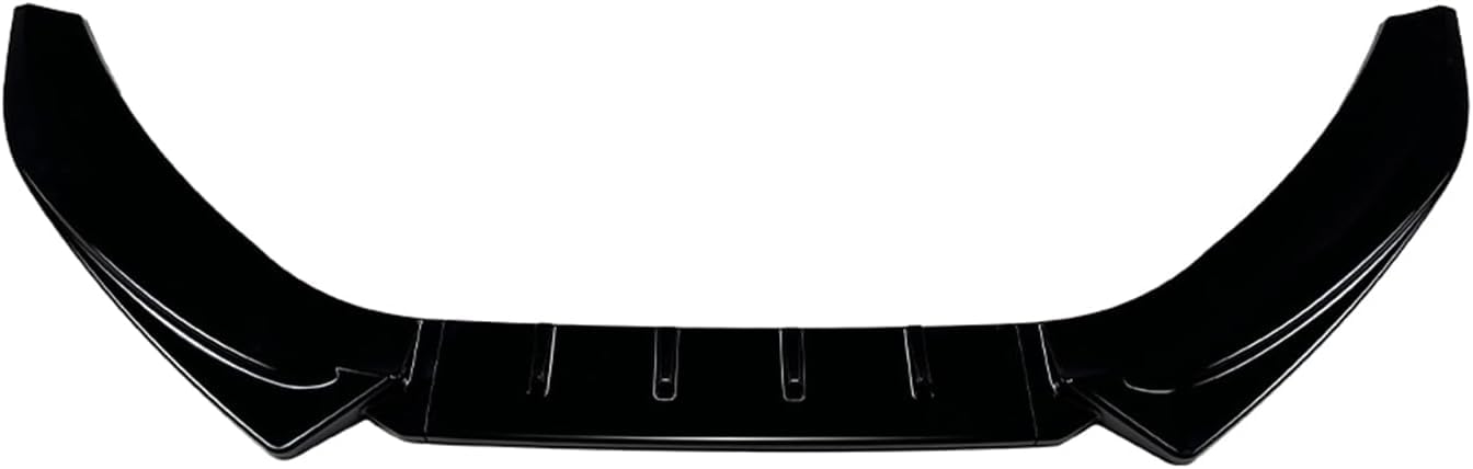 Auto Frontspoiler für Audi A4 S4 B8.5 Sline 2013-2016, Antikollisionsschutz Frontlippe Spoiler Frontstoßstangenlippe Body Kit Zubehör,A/Gloss Black