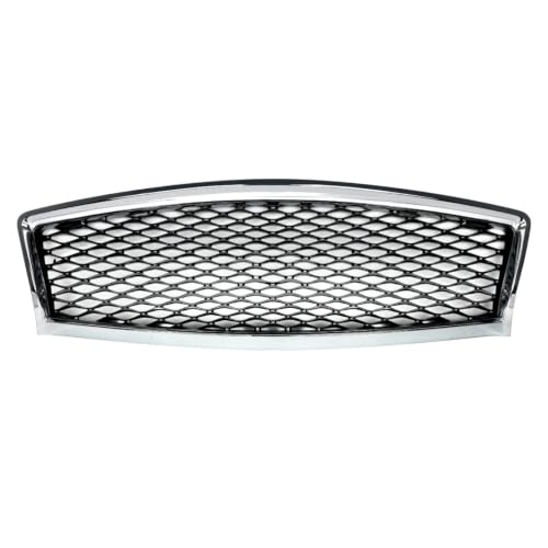 Grille avant Infiniti Q50 2014-2017 double barre chrome noir pour un remplacement parfait de capot