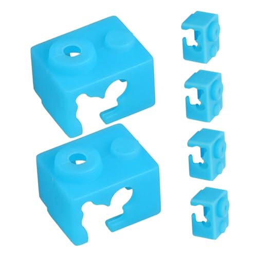 PRETYZOOM 6pcs Printer Hotend Cover Printer Heater Accessories Silicone Sleeve for Extruder Parts