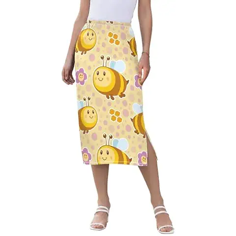 Jupe midi élastique Yuiboo Cover