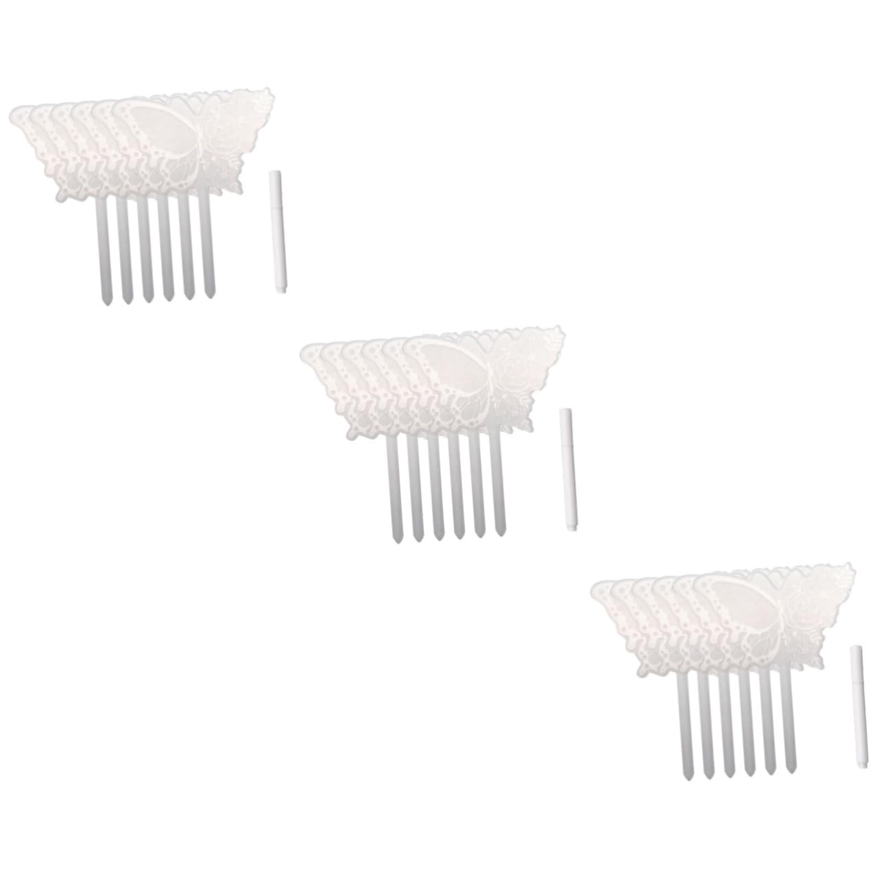 Abaodam 18pièces Étiquettes De Plantes Acrylique Avec Stylo Marqueurs De Jardin Pour Identifier Vos Fleurs Et Plantes Pot
