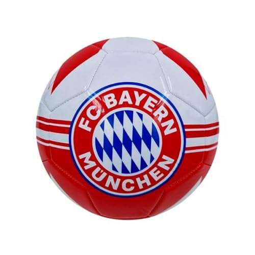 Superlicencias FC Bayern Munich Balón de Fútbol Oficial, Grande, Blanco y Rojo