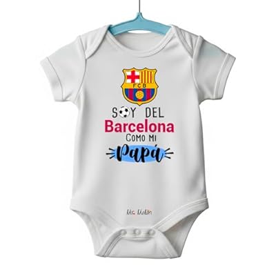 BODY FUTBOL BEBE: SOY DEL BARCELONA COMO MI PAPÁ (Manga Corta, 3-6 Meses) | Ya disponible en tu tienda friki favorita! En mundofriki.es! BODY FUTBOL BEBE: SOY DEL BARCELONA COMO MI PAPÁ (Manga Corta, 3-6 Meses) | Ya disponible en tu tienda friki favorita! En mundofriki.es!