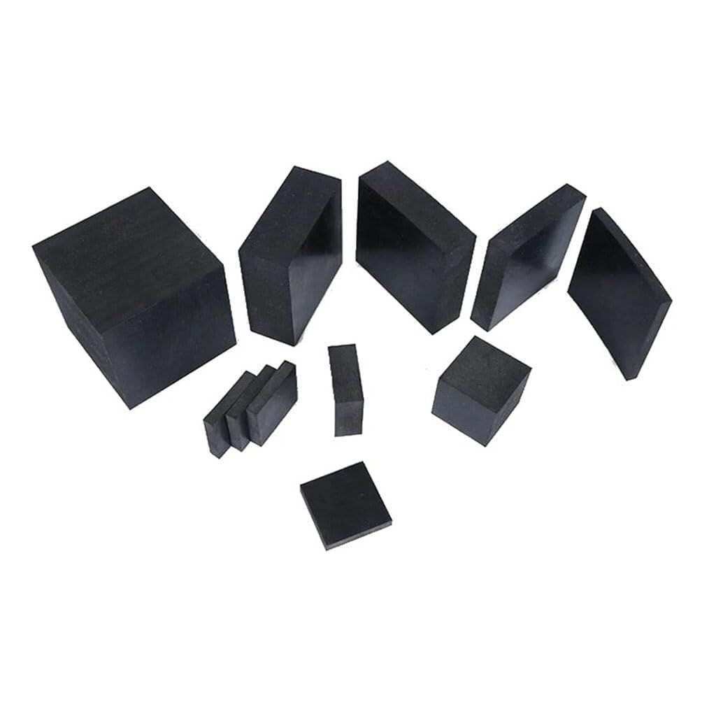 1 Pz Foglio In Gomma Siliconica Nera Industriale, Guarnizione Ammortizzante Elastica Antiscivolo 50X50/100x100/150X150/200x200mm(150X150X20mm)