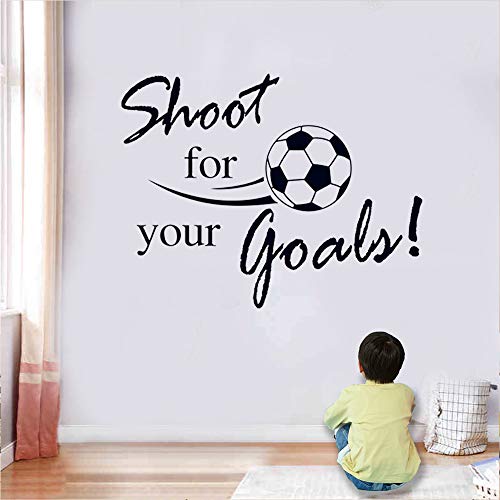 Soccer Stickers con texto y balón de fútbol 23.6x31.5 pulgadas