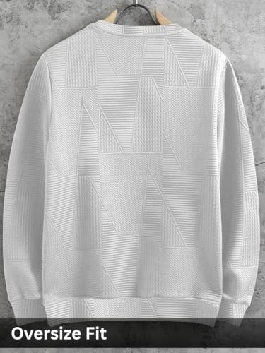 Image of GRECIILOOKS Solid Regular Fit Casual Stylish Full Sleeve T Shirt for Men (GL-MT1215-M-WHITE)
