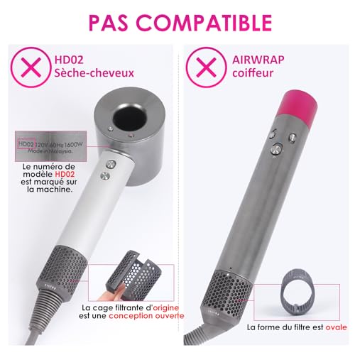 Filtre de rechange pour sèche-cheveux Dyson évitant la surchauffe - 6