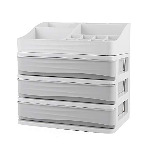 JULY'S SONG Cosmetic Storage Box Makeup Organizer Multi-layer Drawer for Bathroom Counter Desktop