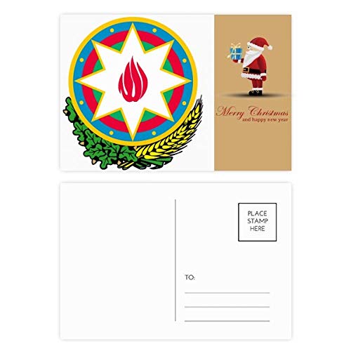 Cartes postales Bakou Azerbaïdjan Père Noël carton rigide lot de 20