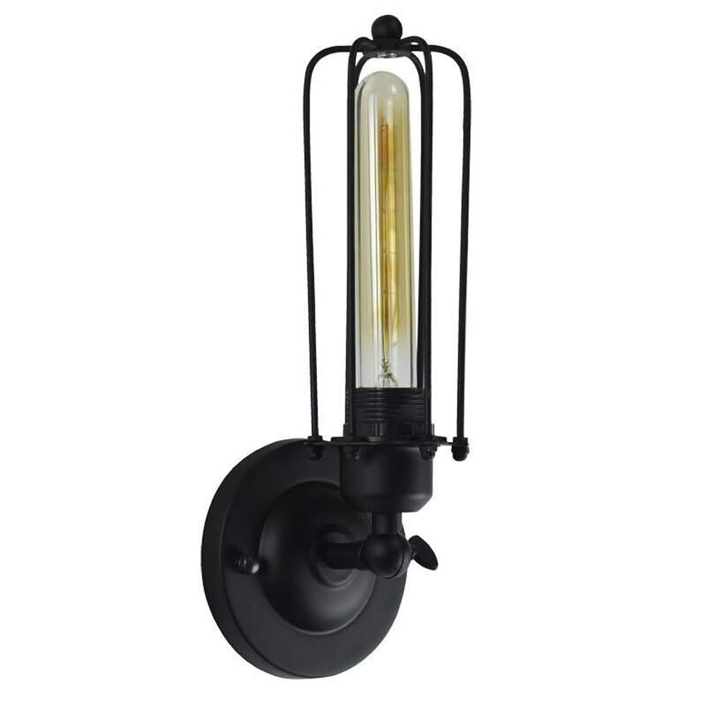 Diseño retro E27 de metal para iluminar pasillos oscuros sin obras